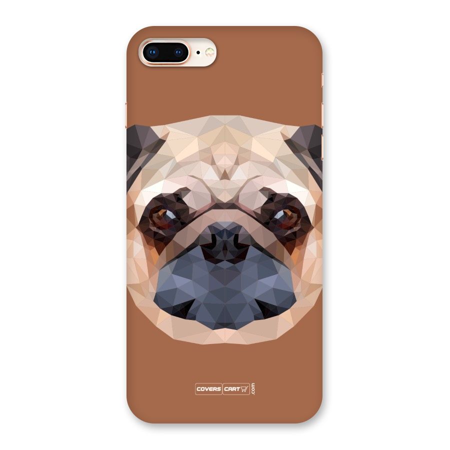 Cute Pug Back Case for iPhone 8 Plus