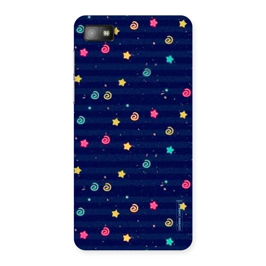 Cute Stars Design Back Case for Blackberry Z10