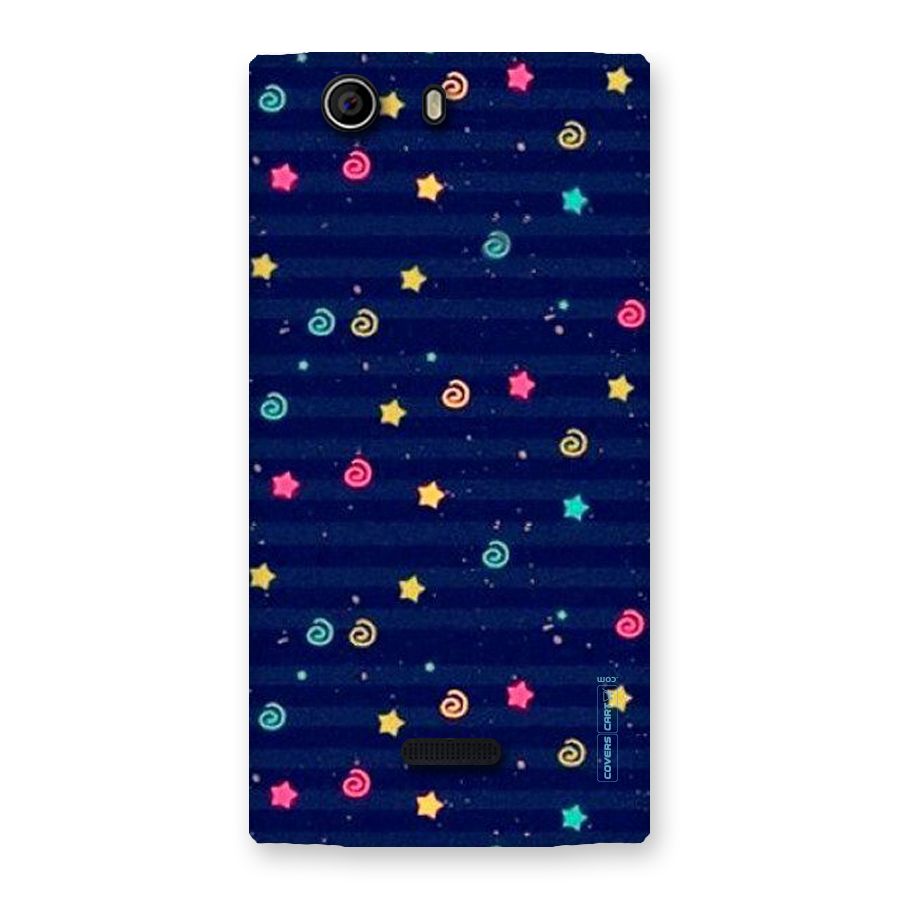 Cute Stars Design Back Case for Canvas Nitro 2 E311