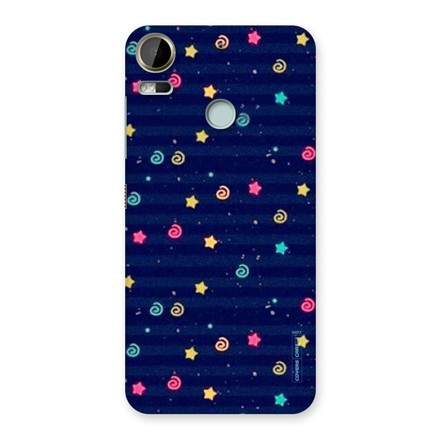 Cute Stars Design Back Case for Desire 10 Pro