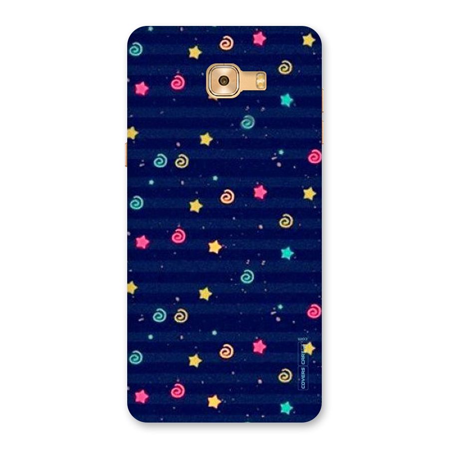 Cute Stars Design Back Case for Galaxy C9 Pro