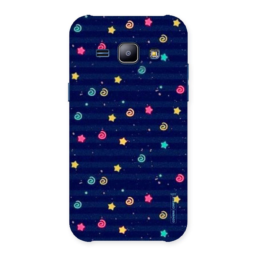 Cute Stars Design Back Case for Galaxy J1