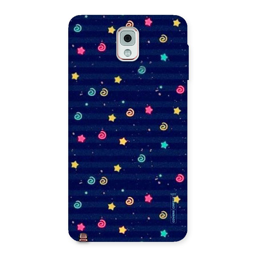 Cute Stars Design Back Case for Galaxy Note 3