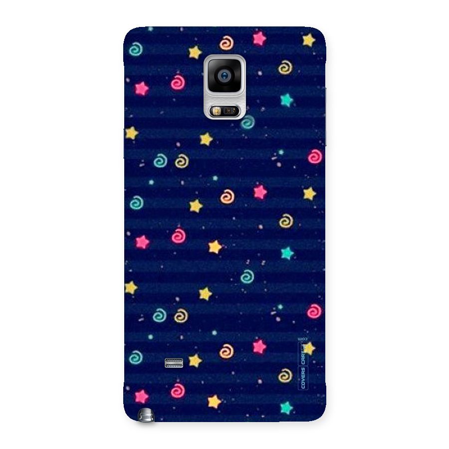 Cute Stars Design Back Case for Galaxy Note 4
