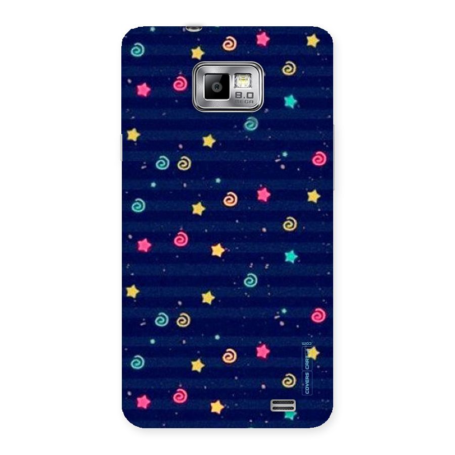 Cute Stars Design Back Case for Galaxy S2
