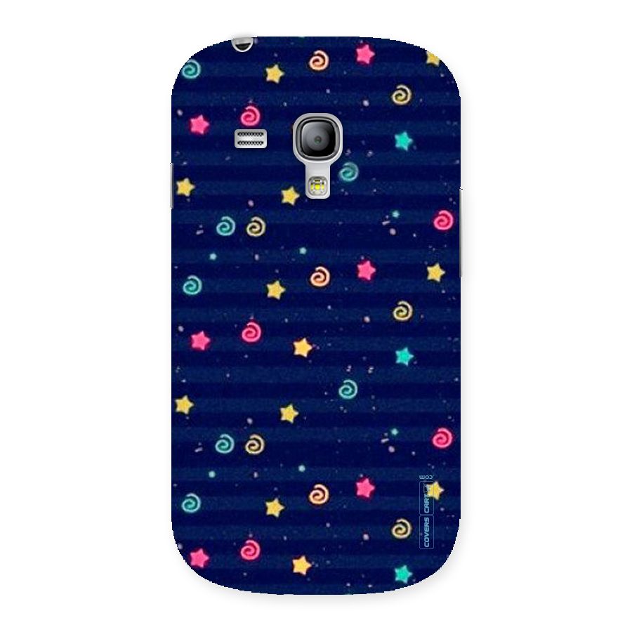 Cute Stars Design Back Case for Galaxy S3 Mini
