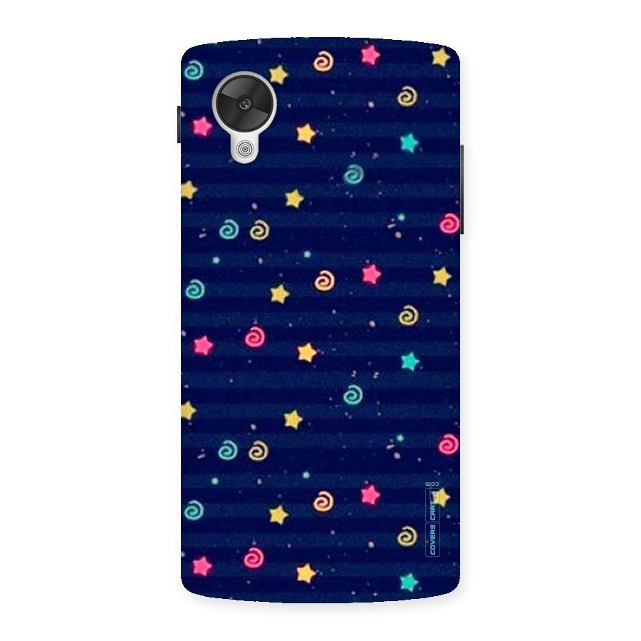 Cute Stars Design Back Case for Google Nexsus 5
