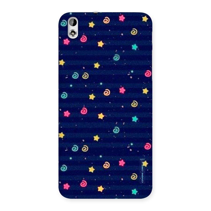 Cute Stars Design Back Case for HTC Desire 816g