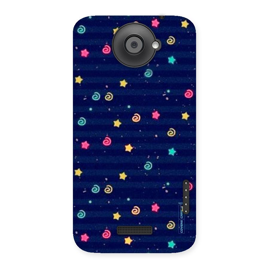 Cute Stars Design Back Case for HTC One X