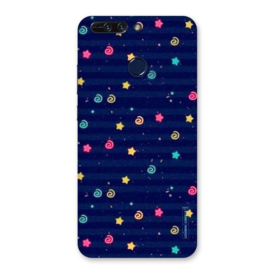 Cute Stars Design Back Case for Honor 8 Pro
