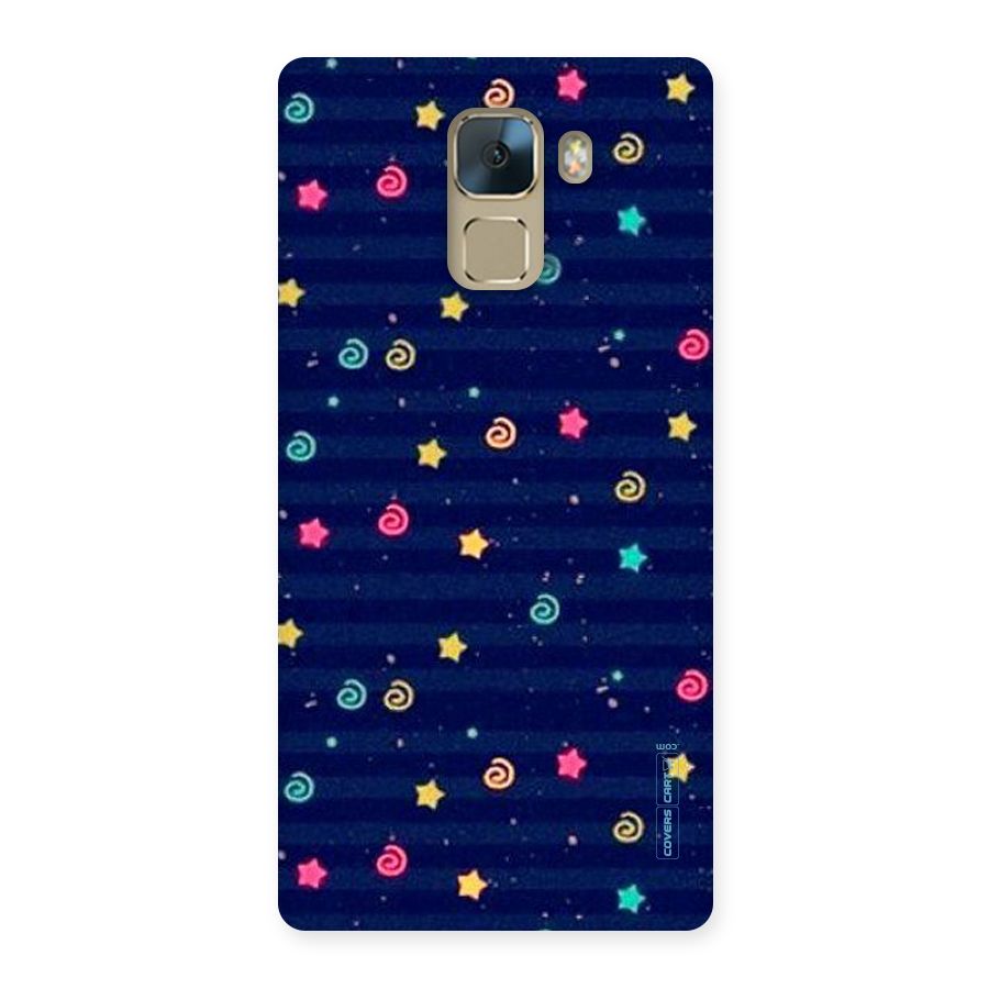 Cute Stars Design Back Case for Huawei Honor 7