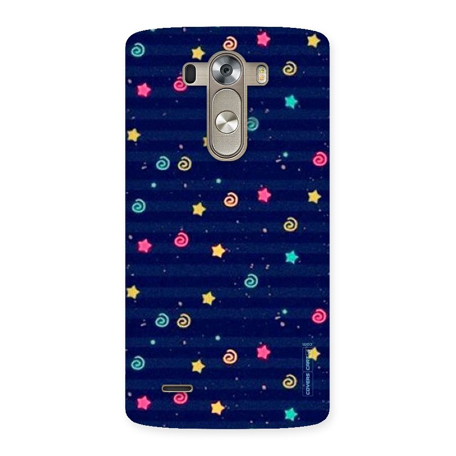 Cute Stars Design Back Case for LG G3