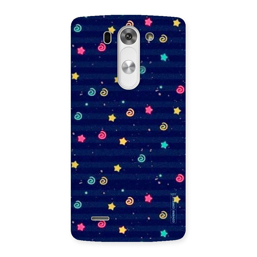 Cute Stars Design Back Case for LG G3 Mini
