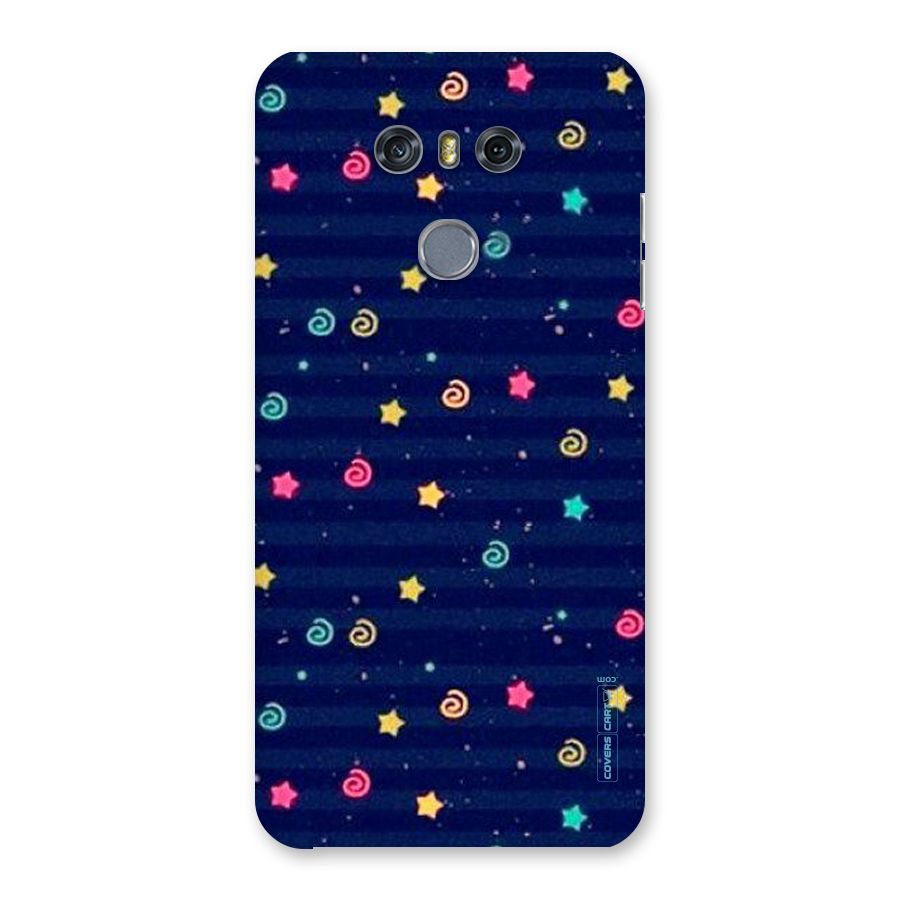 Cute Stars Design Back Case for LG G6