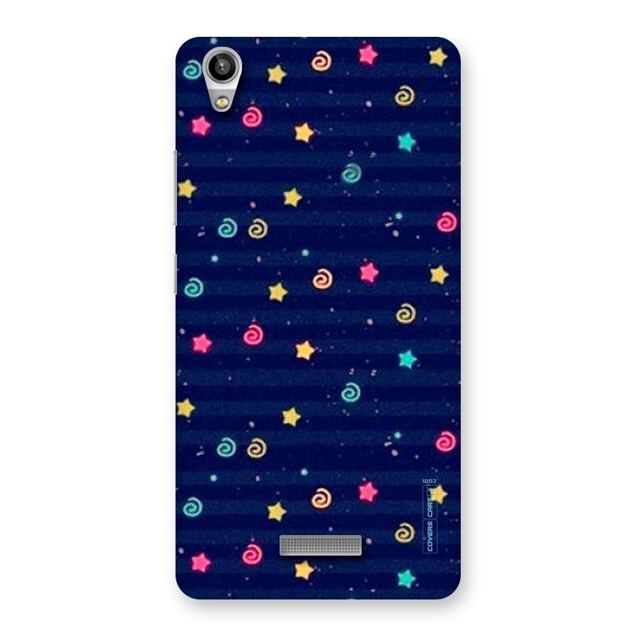 Cute Stars Design Back Case for Lava-Pixel-V1