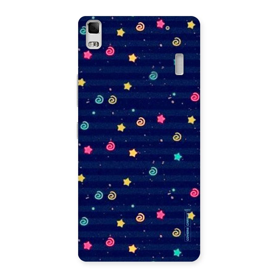 Cute Stars Design Back Case for Lenovo A7000