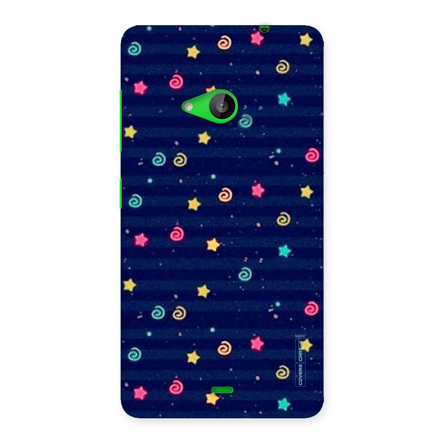 Cute Stars Design Back Case for Lumia 535