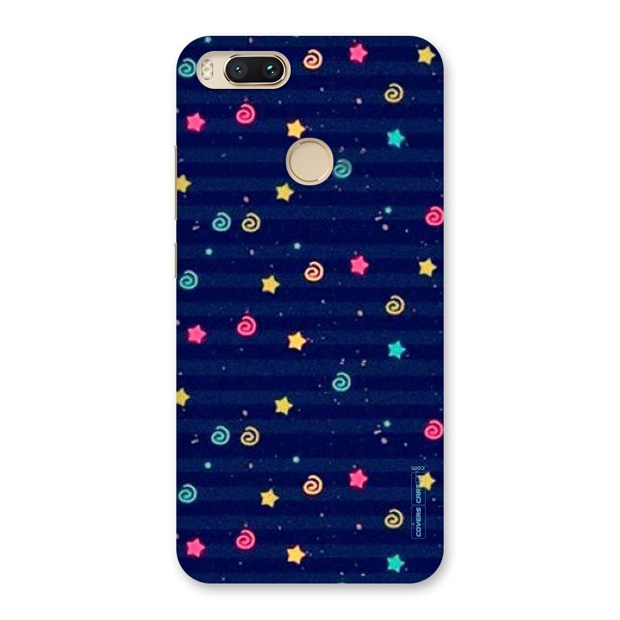 Cute Stars Design Back Case for Mi A1