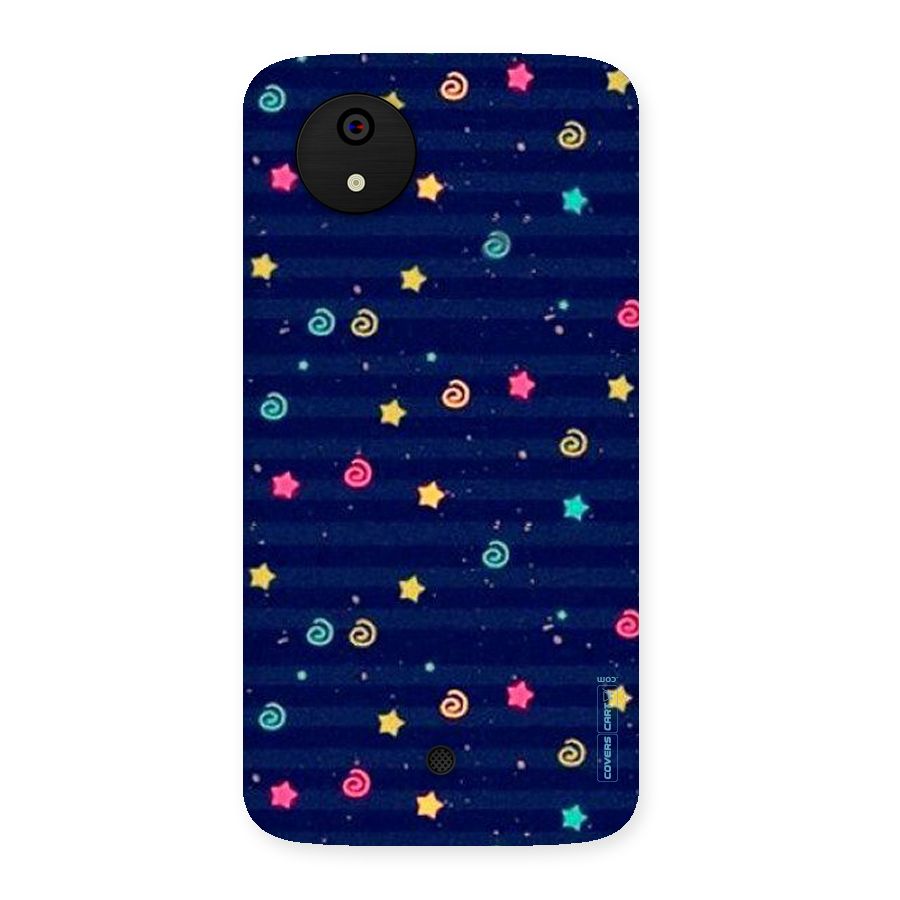Cute Stars Design Back Case for Micromax Canvas A1