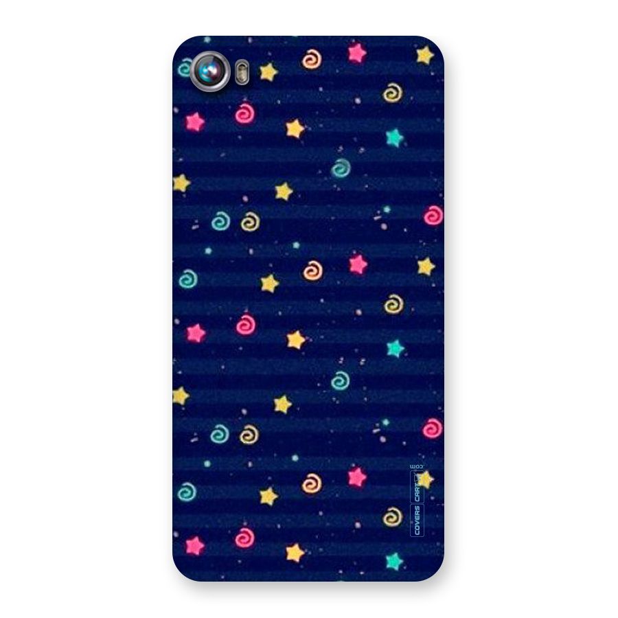 Cute Stars Design Back Case for Micromax Canvas Fire 4 A107