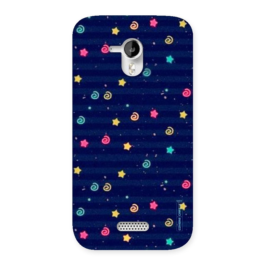 Cute Stars Design Back Case for Micromax Canvas HD A116