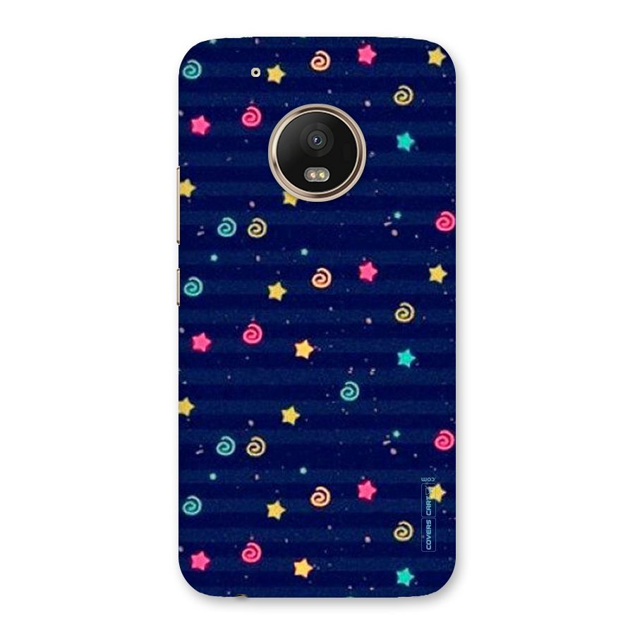 Cute Stars Design Back Case for Moto G5 Plus