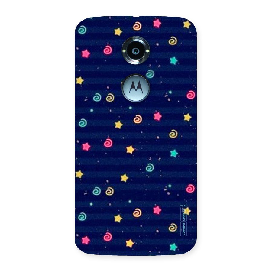 Cute Stars Design Back Case for Moto X 2nd Gen