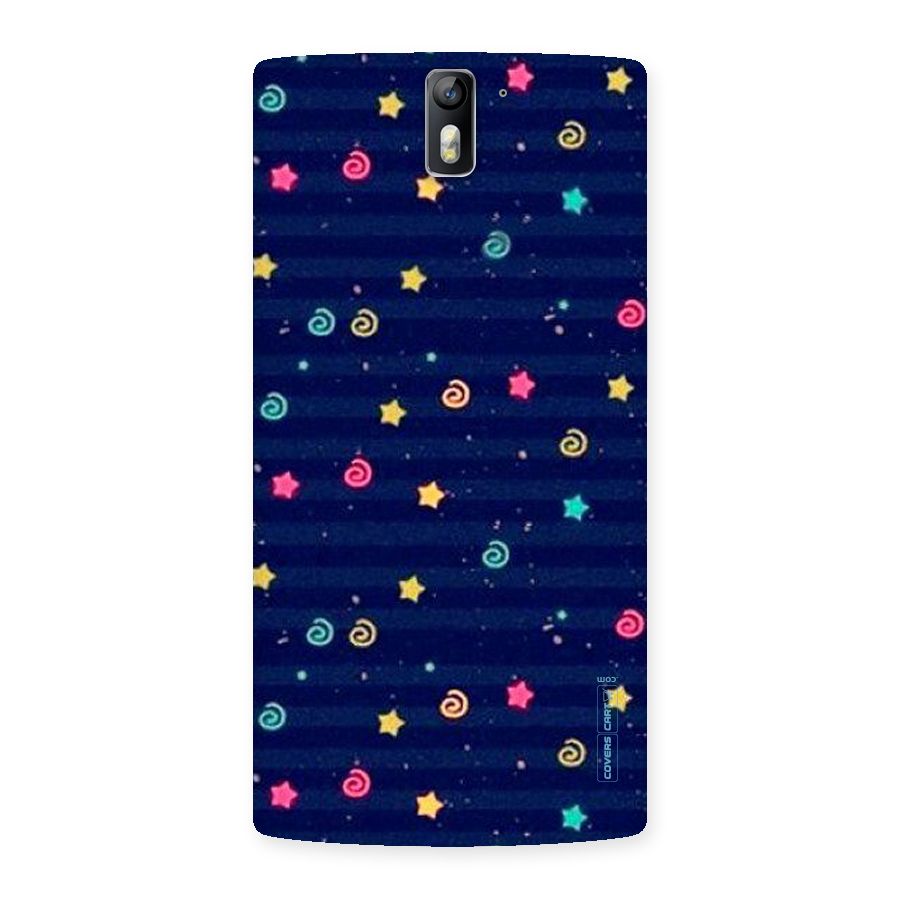Cute Stars Design Back Case for One Plus One