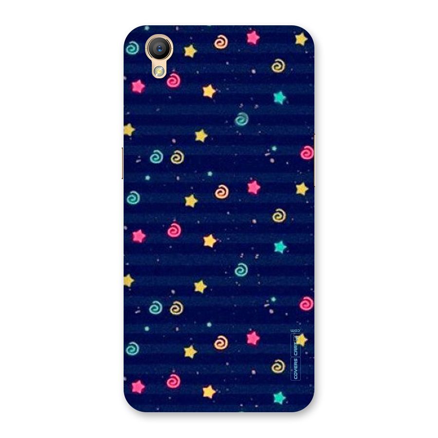 Cute Stars Design Back Case for Oppo A37