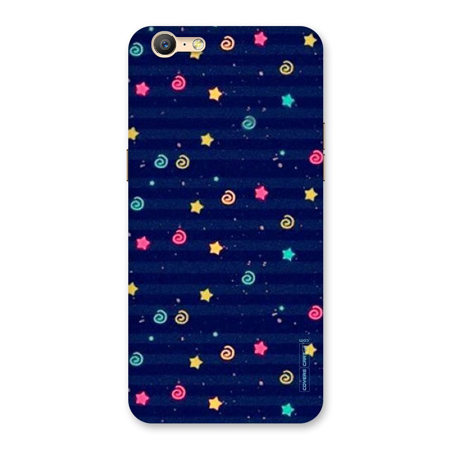 Cute Stars Design Back Case for Oppo A57