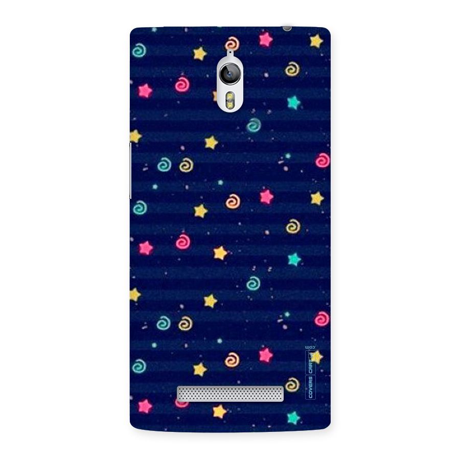 Cute Stars Design Back Case for Oppo Find 7