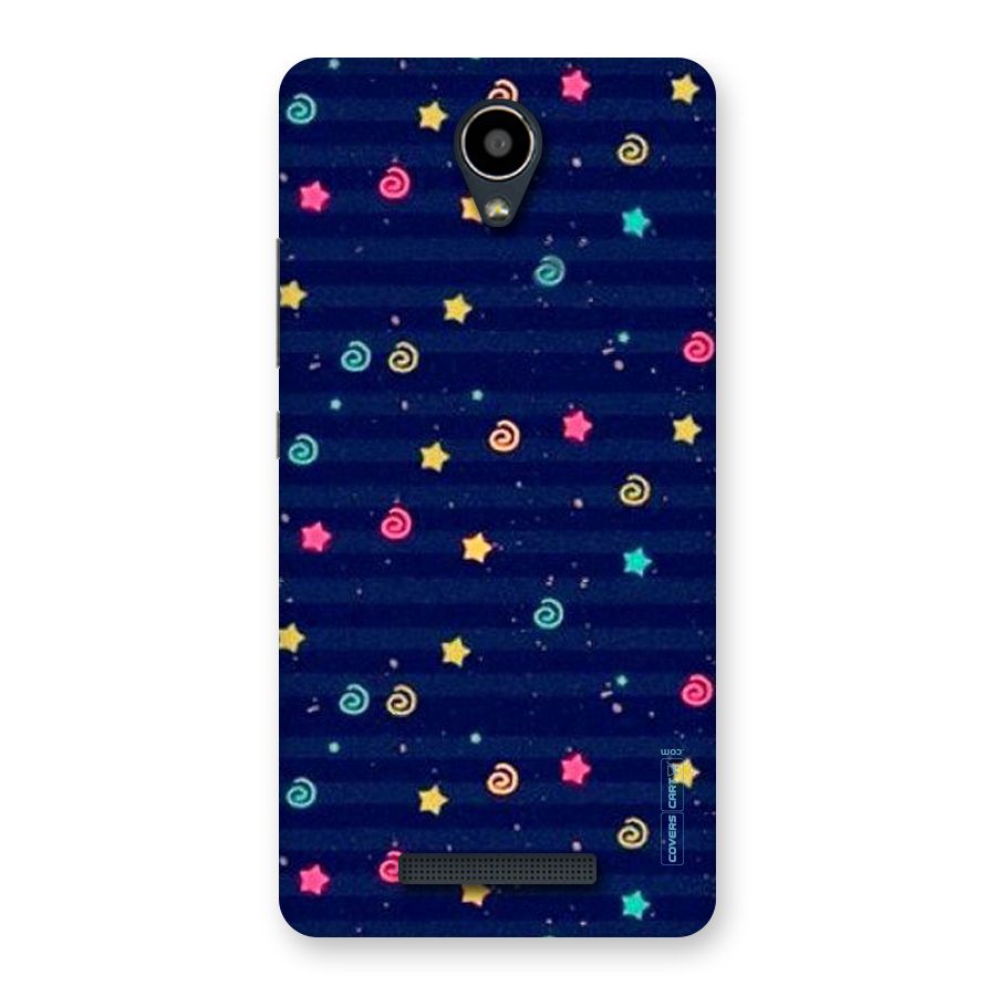Cute Stars Design Back Case for Redmi Note 2