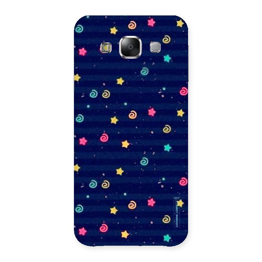 Cute Stars Design Back Case for Samsung Galaxy E5