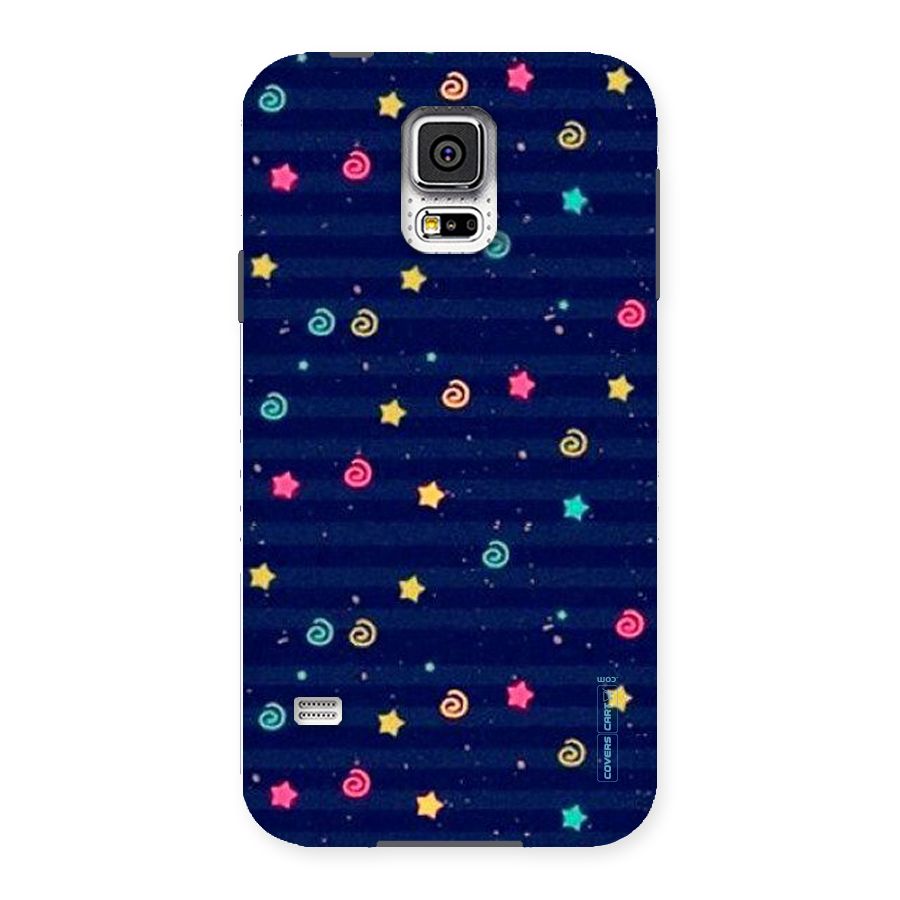 Cute Stars Design Back Case for Samsung Galaxy S5