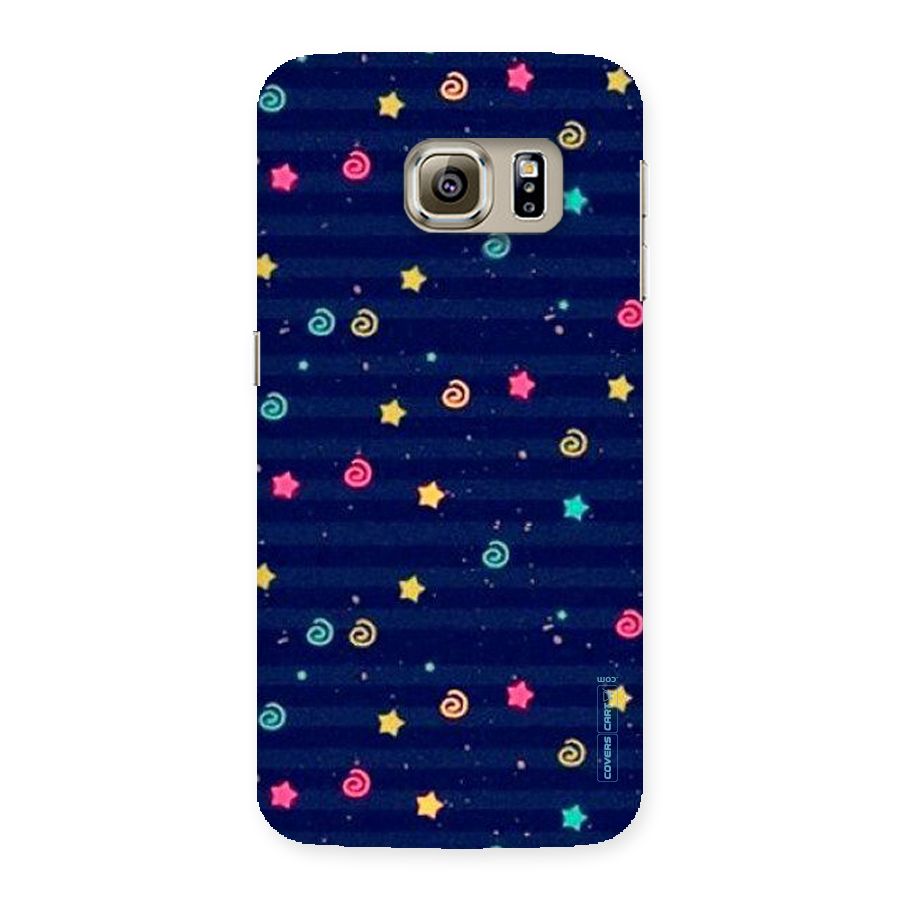 Cute Stars Design Back Case for Samsung Galaxy S6 Edge