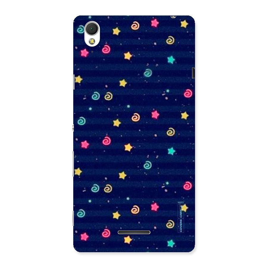 Cute Stars Design Back Case for Sony Xperia T3