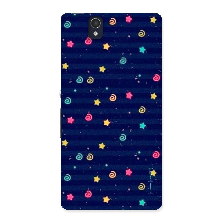 Cute Stars Design Back Case for Sony Xperia Z