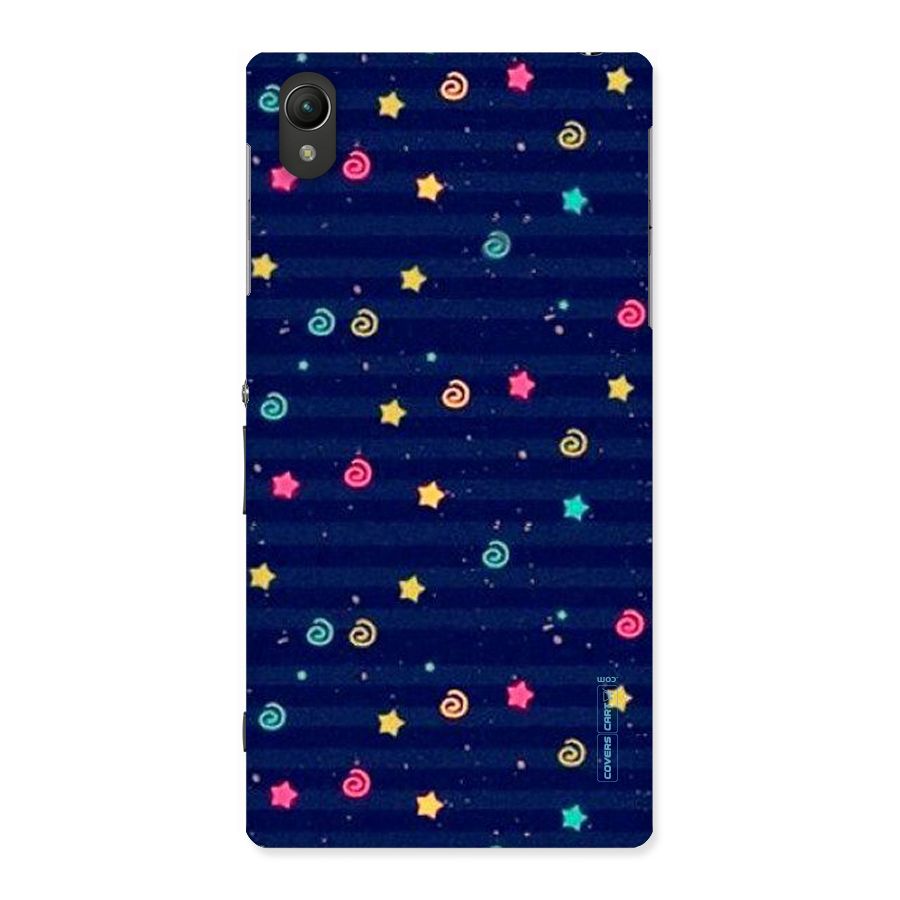 Cute Stars Design Back Case for Sony Xperia Z1
