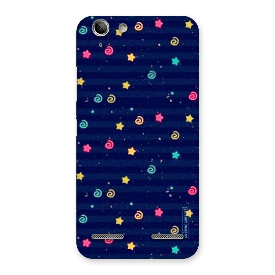 Cute Stars Design Back Case for Vibe K5