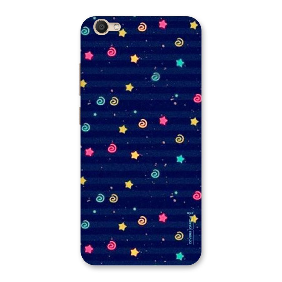 Cute Stars Design Back Case for Vivo V5