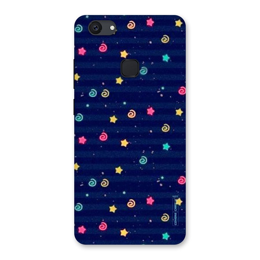 Cute Stars Design Back Case for Vivo V7 Plus
