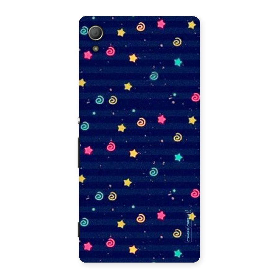 Cute Stars Design Back Case for Xperia Z4