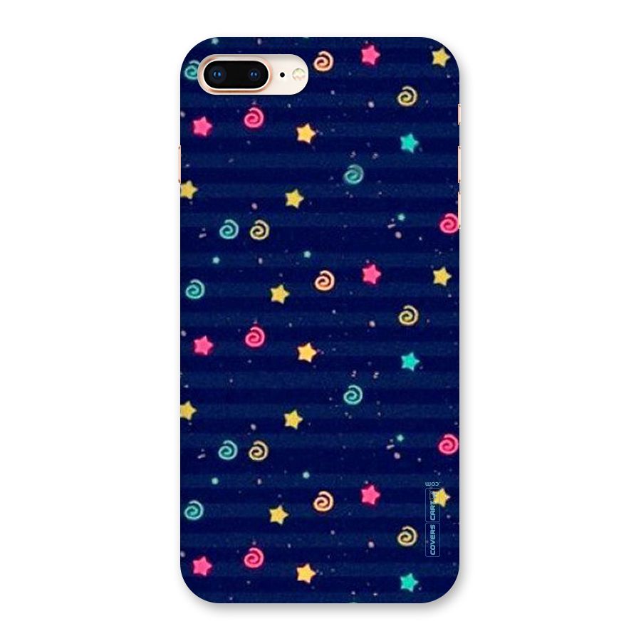 Cute Stars Design Back Case for iPhone 8 Plus