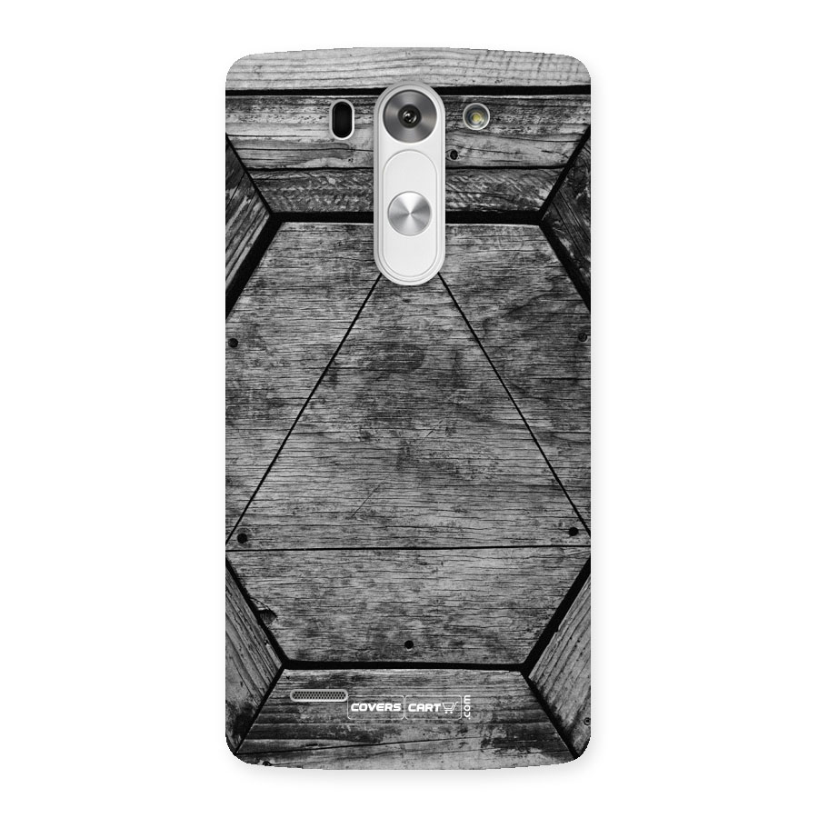 Wooden Hexagon Back Case for LG G3 Beat