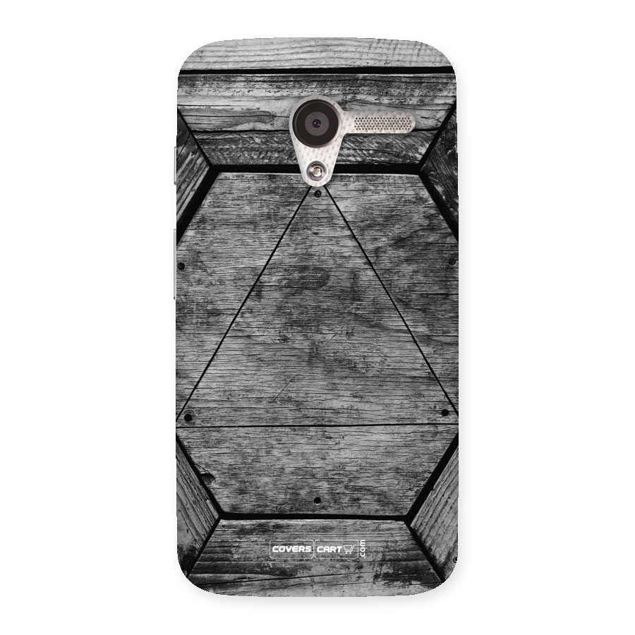 Wooden Hexagon Back Case for Moto X