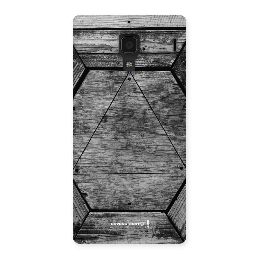Wooden Hexagon Back Case for Redmi 1s