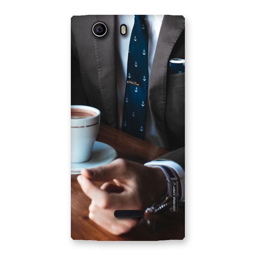 Dapper Suit Back Case for Canvas Nitro 2 E311