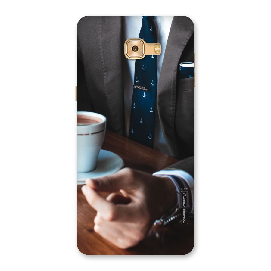 Dapper Suit Back Case for Galaxy C9 Pro