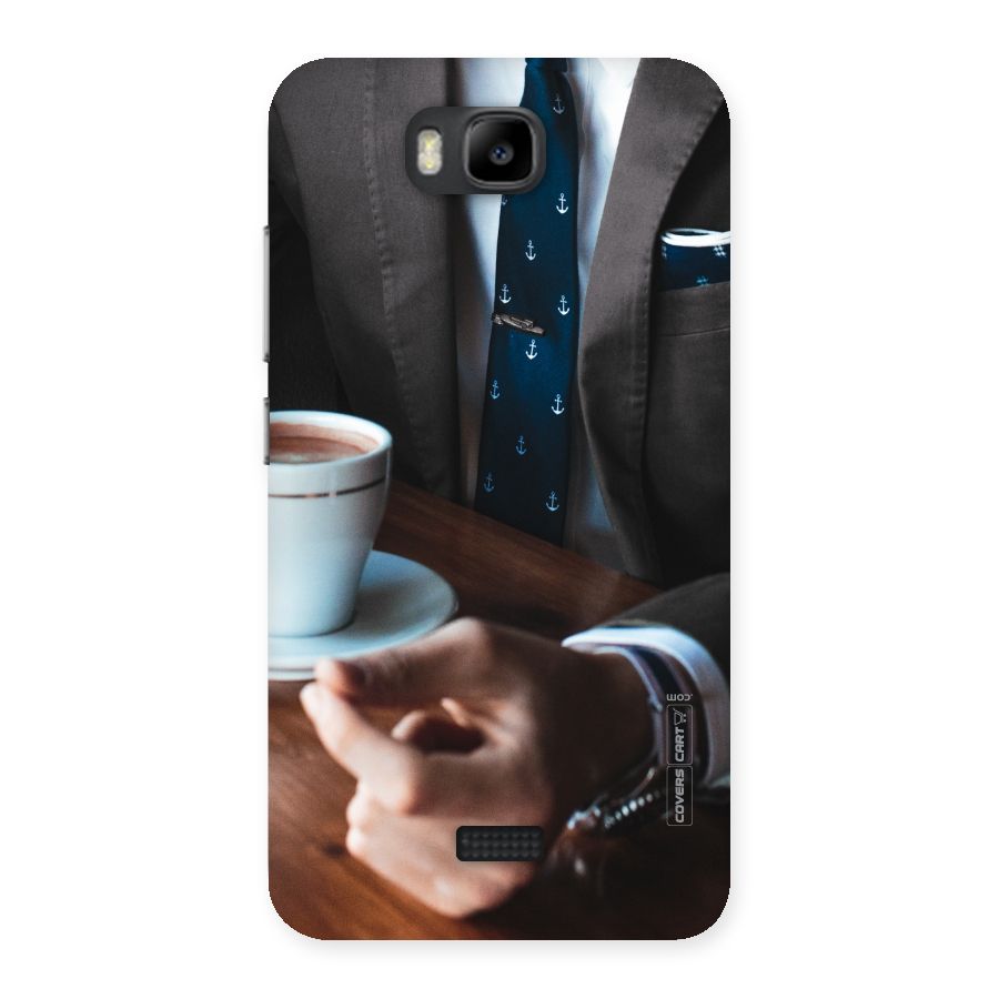 Dapper Suit Back Case for Honor Bee