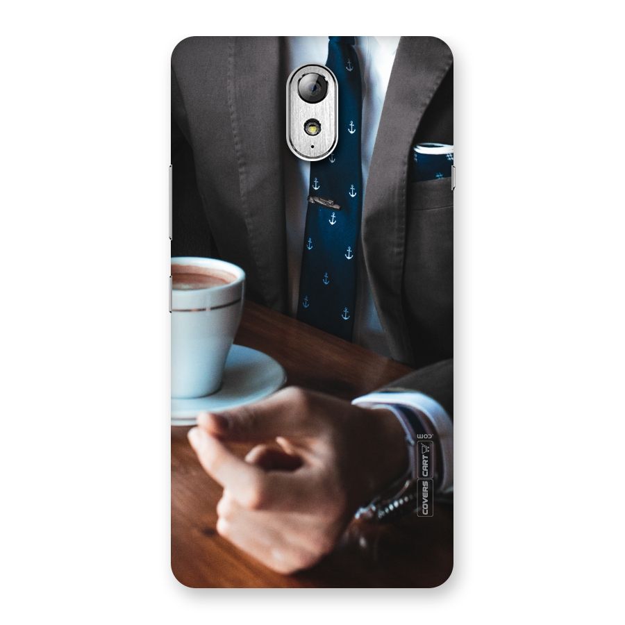 Dapper Suit Back Case for Lenovo Vibe P1M